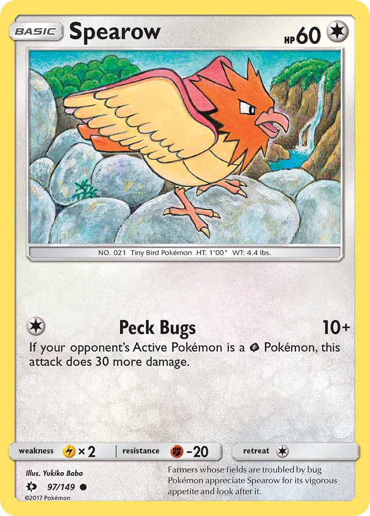 Spearow · Sol e Lua