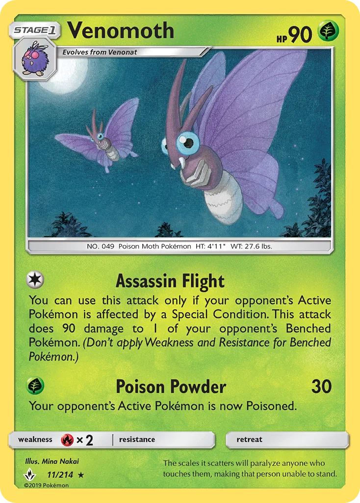 Venomoth · Unbroken Bonds