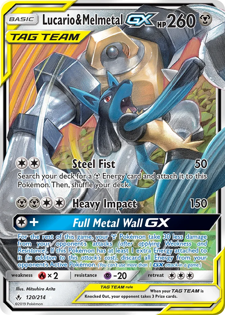 Lucario & Melmetal-GX · Unbroken Bonds