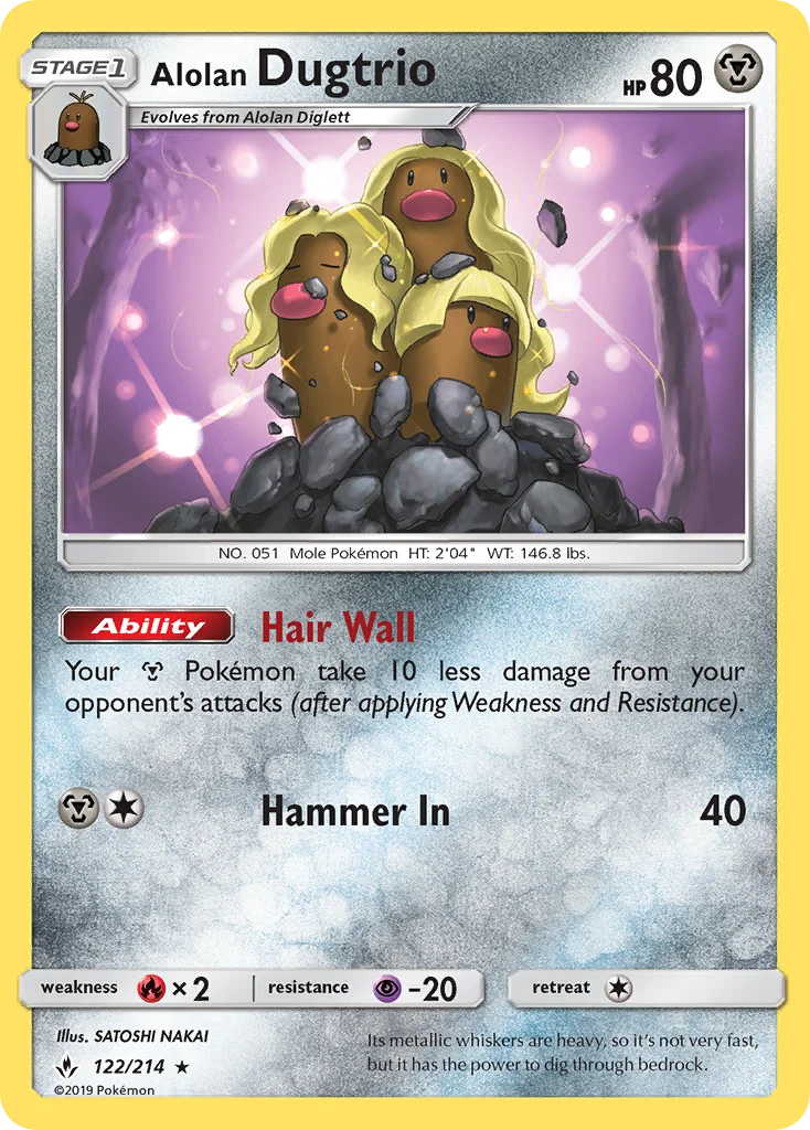 Alolan Dugtrio · Unbroken Bonds