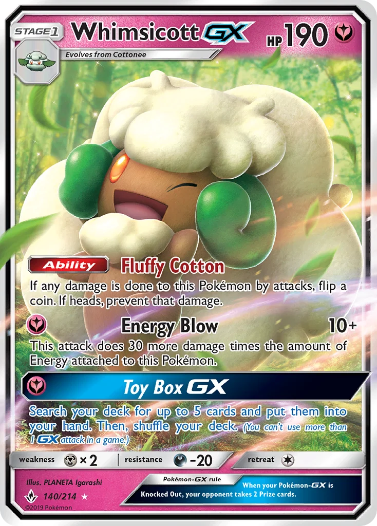 Whimsicott GX · Elos Inquebráveis