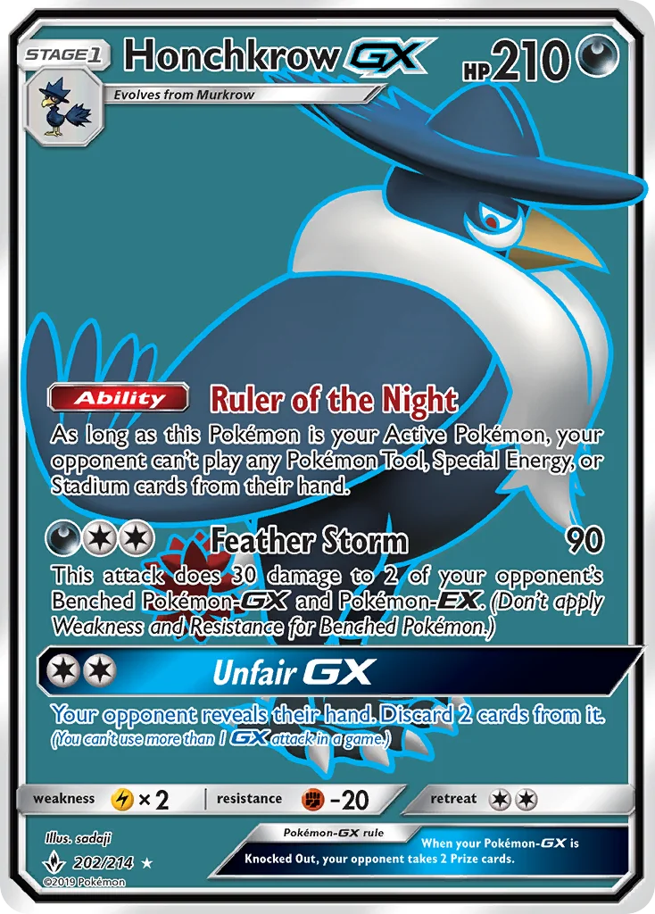 Honchkrow GX · Elos Inquebráveis