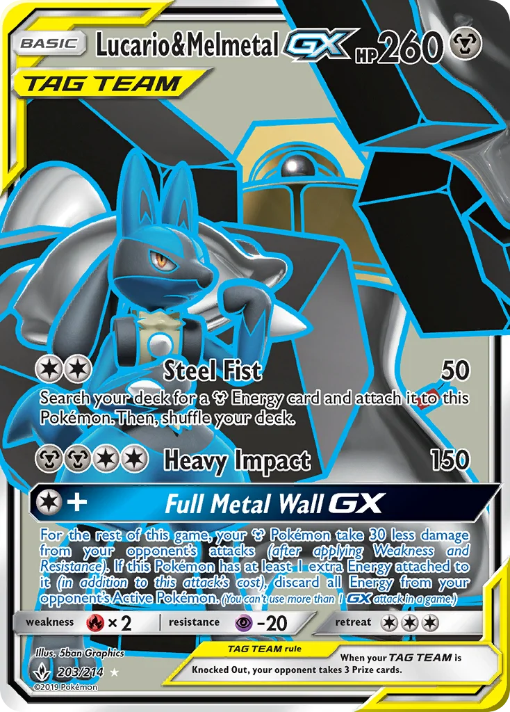 Lucario & Melmetal-GX · Unbroken Bonds