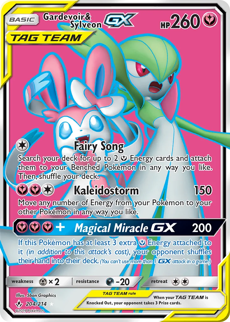 Gardevoir e Sylveon GX · Elos Inquebráveis