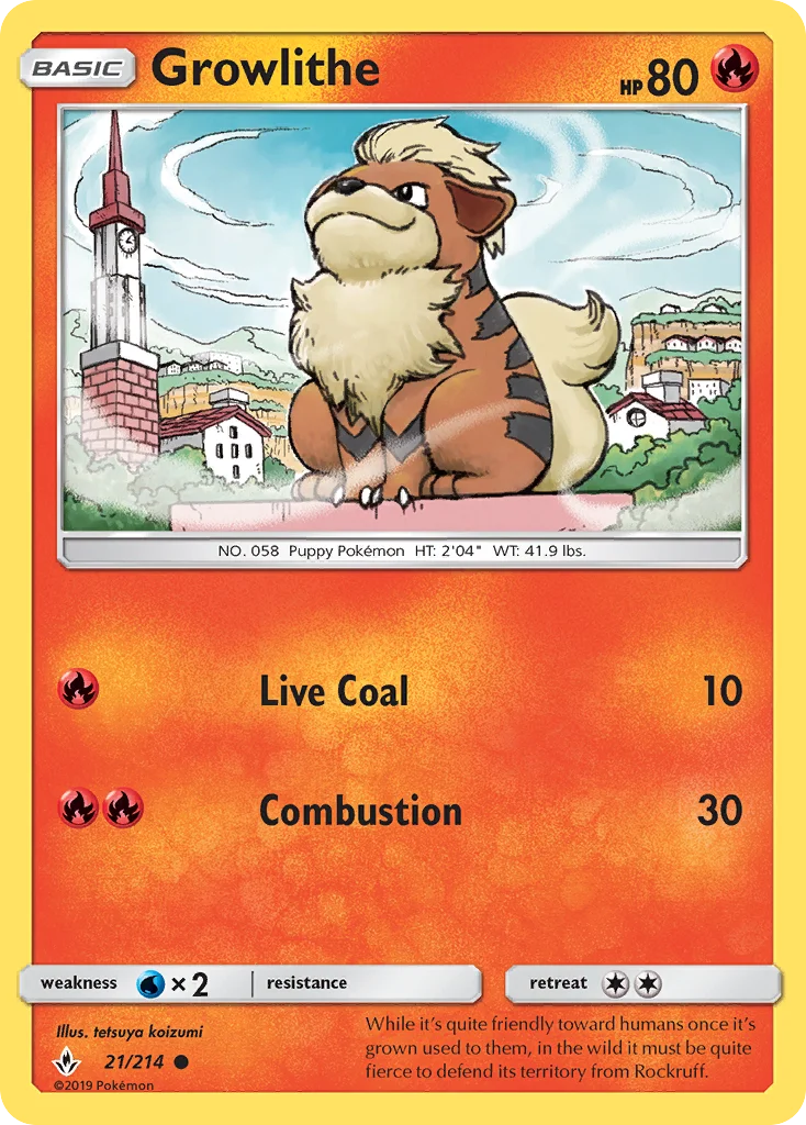 Growlithe · Unbroken Bonds