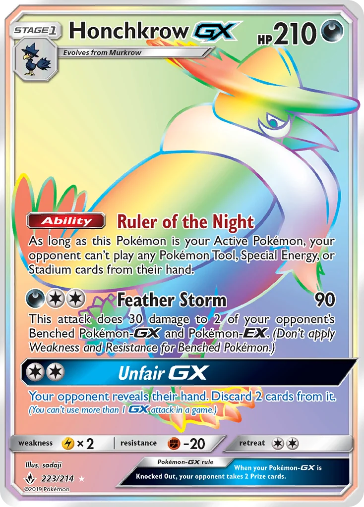 Honchkrow GX · Elos Inquebráveis