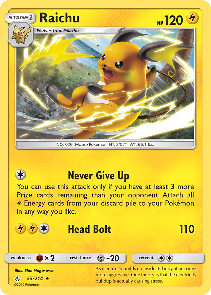Raichu · Unbroken Bonds