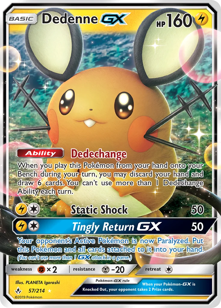 Dedenne-GX · Unbroken Bonds