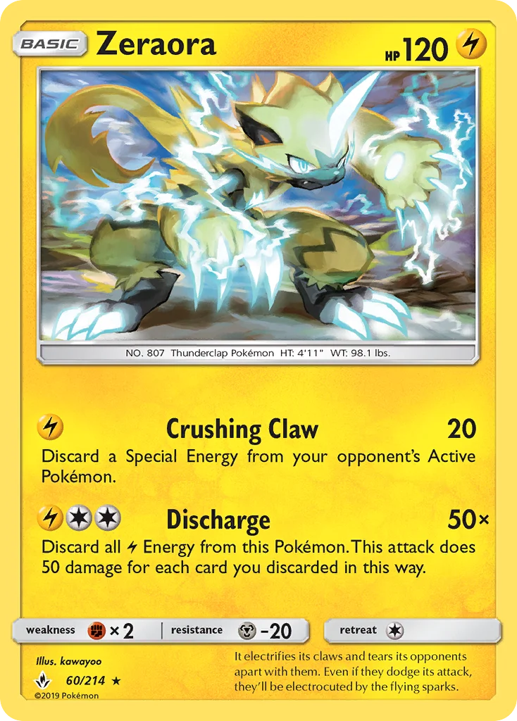 Zeraora · Unbroken Bonds