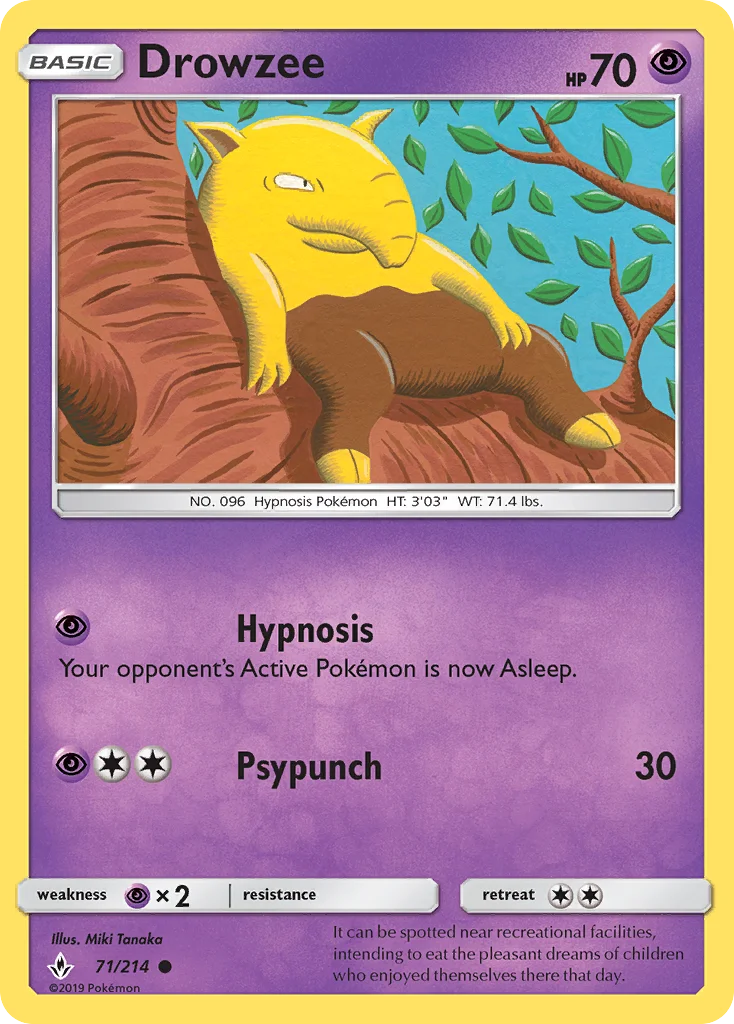 Drowzee · Unbroken Bonds