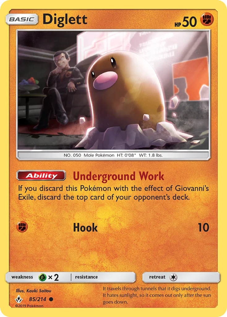 Diglett · Unbroken Bonds