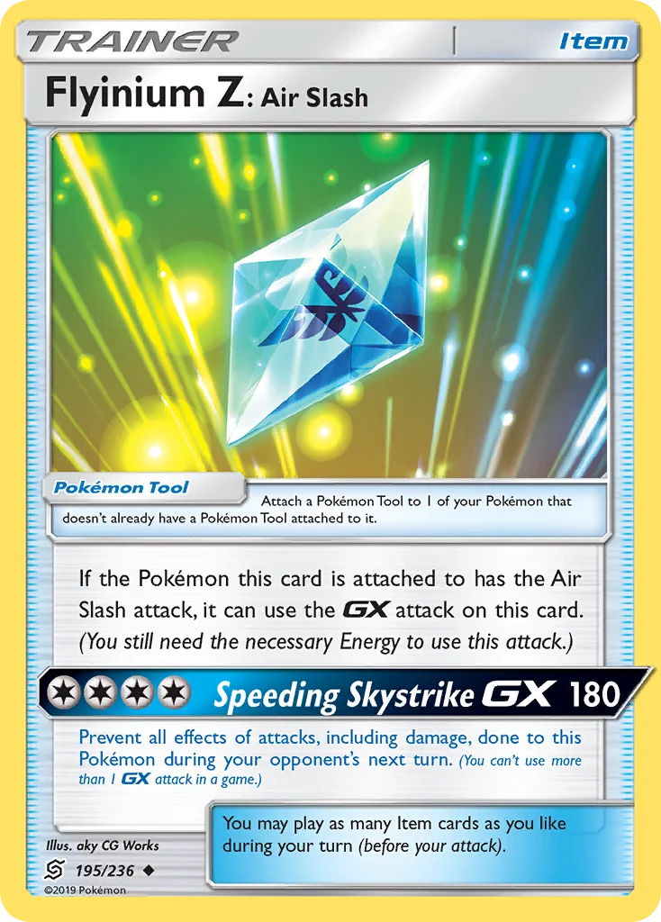 Flyinium Z: Air Slash · Unified Minds