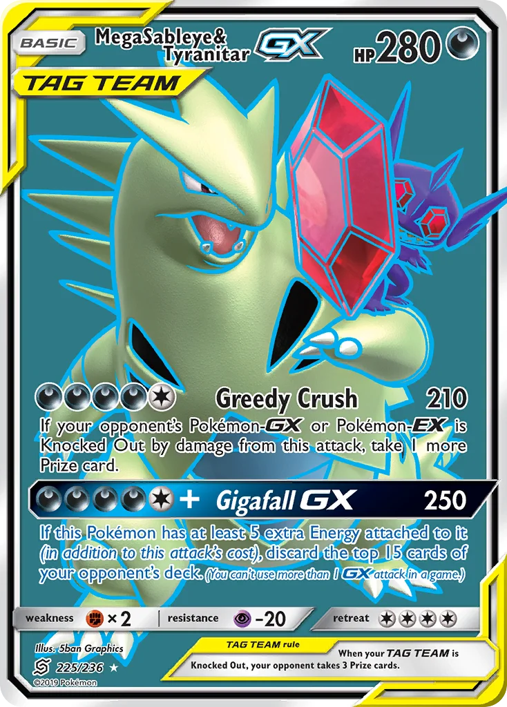 Mega Sableye & Tyranitar-GX · Unified Minds