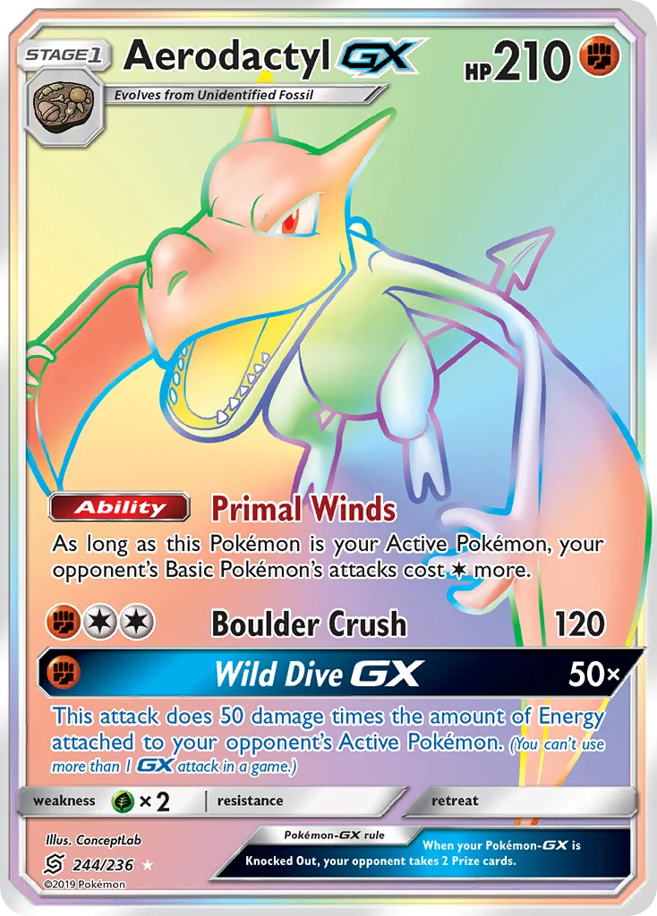 Aerodactyl GX · Sintonia Mental