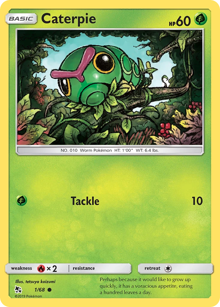 Caterpie · Hidden Fates