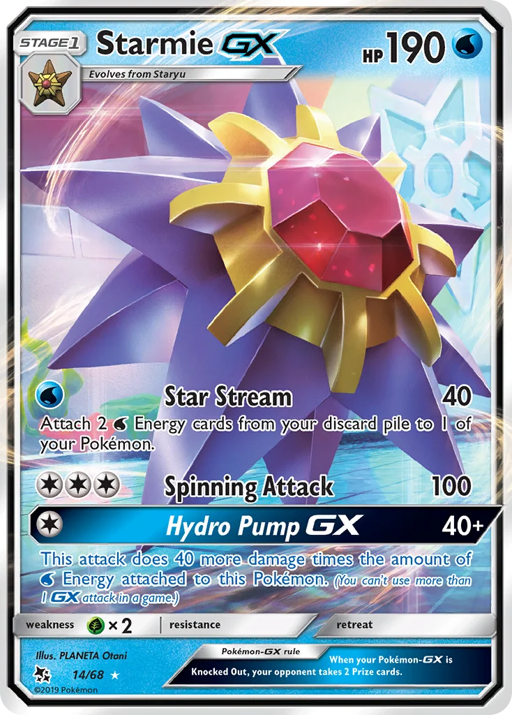 Starmie-GX · Hidden Fates