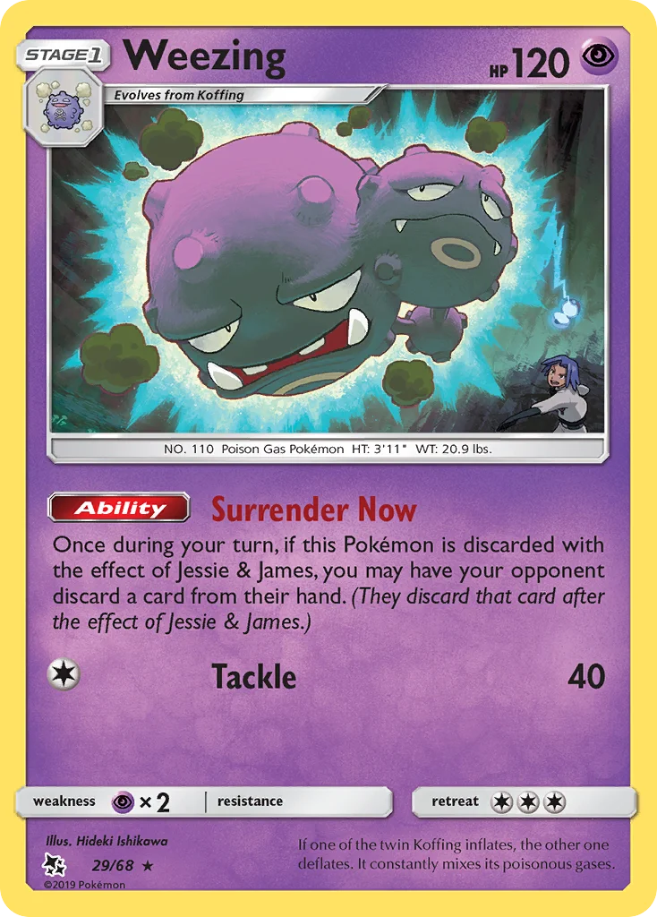 Weezing · Hidden Fates