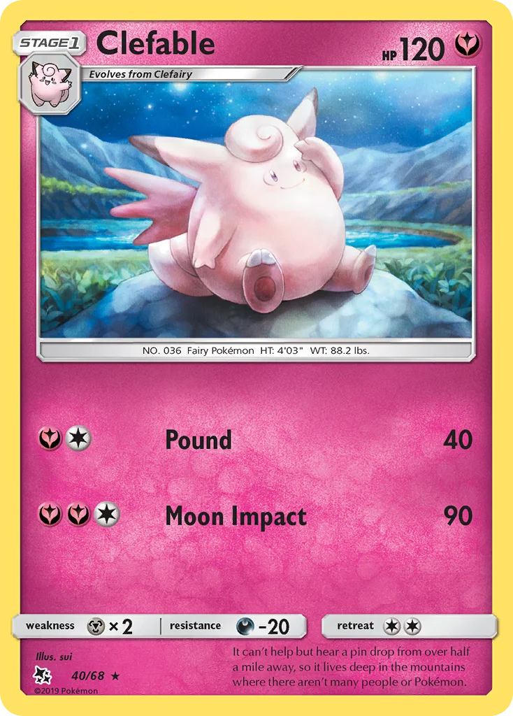 Clefable · Hidden Fates