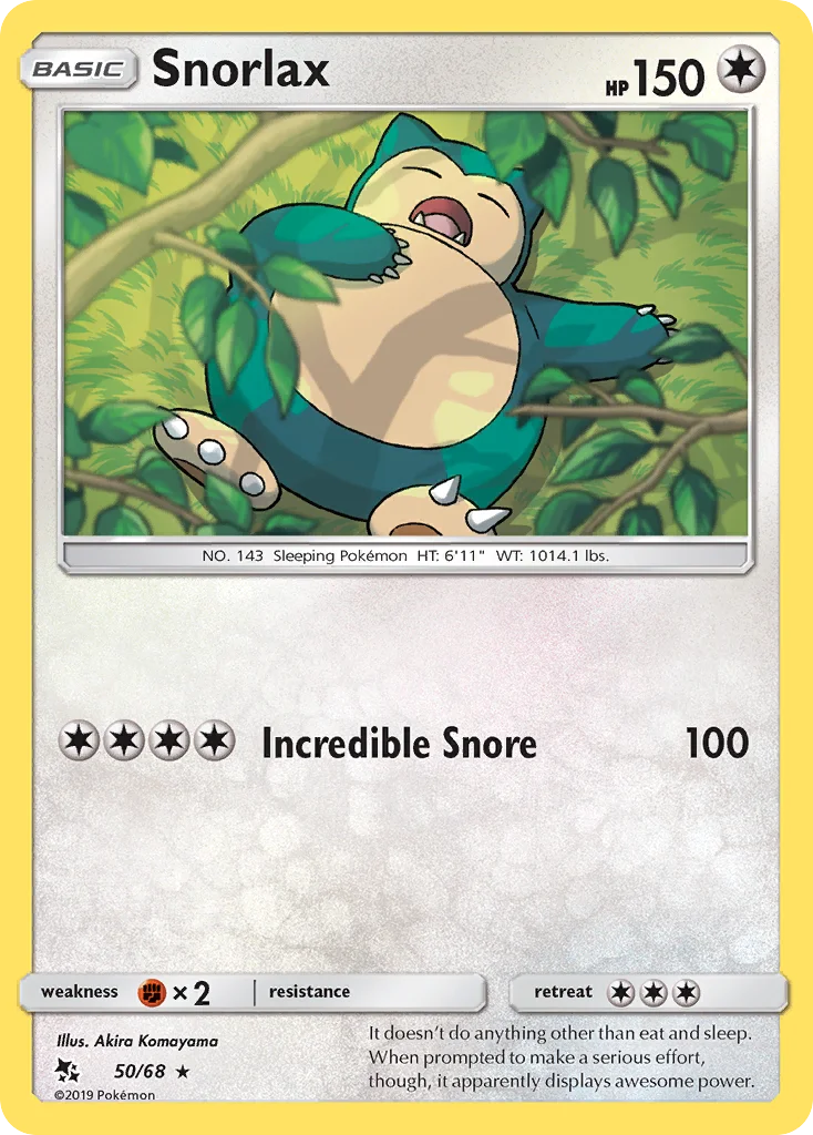 Snorlax · Hidden Fates
