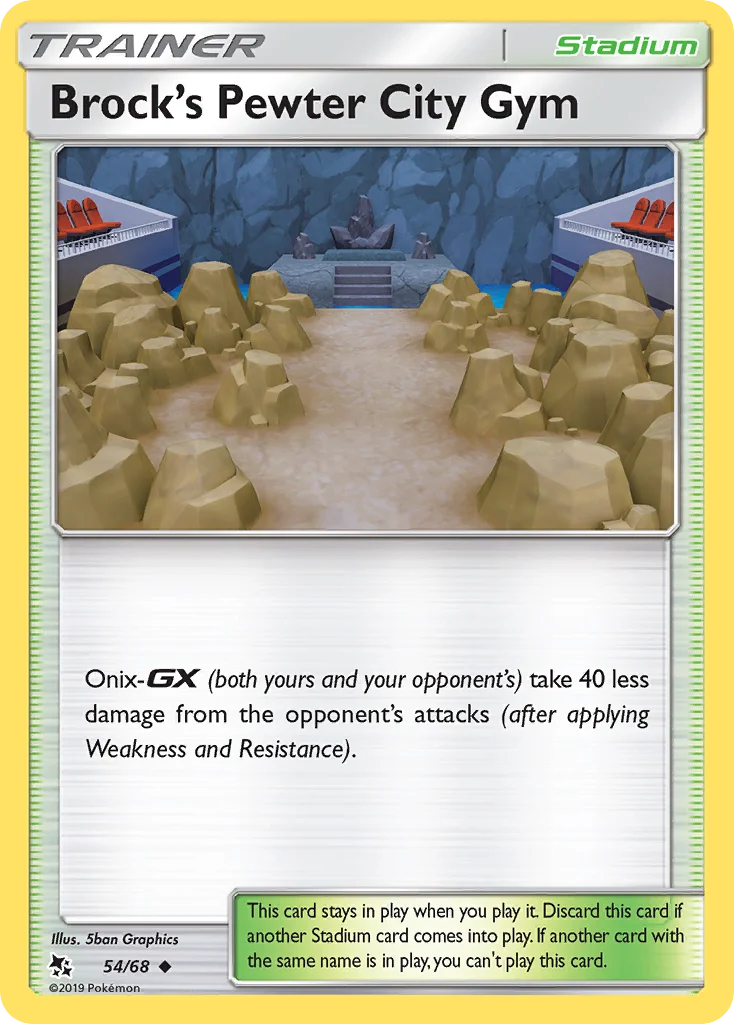 Brock's Pewter City Gym · Hidden Fates