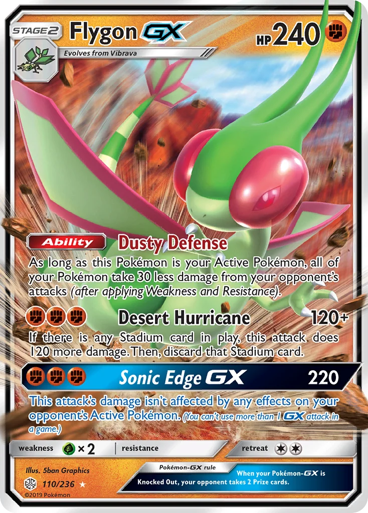 Flygon GX · Eclipse Cósmico