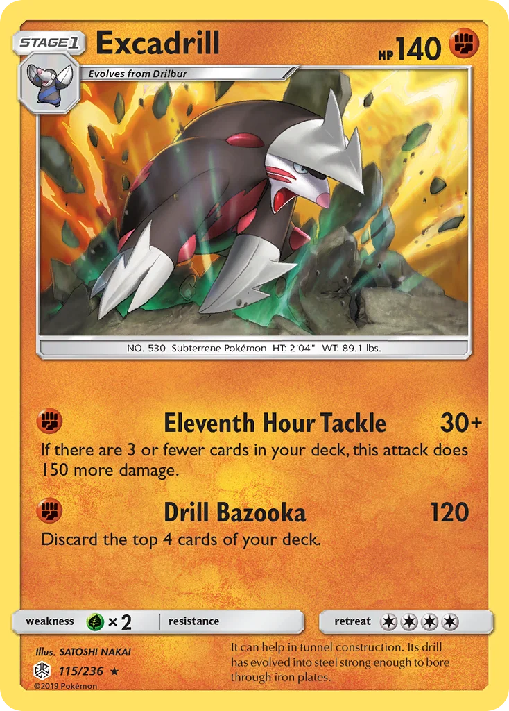 Excadrill · Eclipse Cósmico