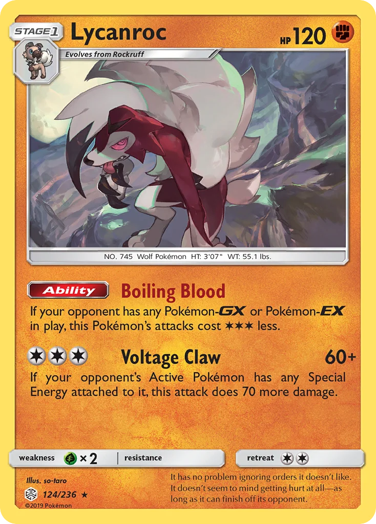 Lycanroc · Eclipse Cósmico