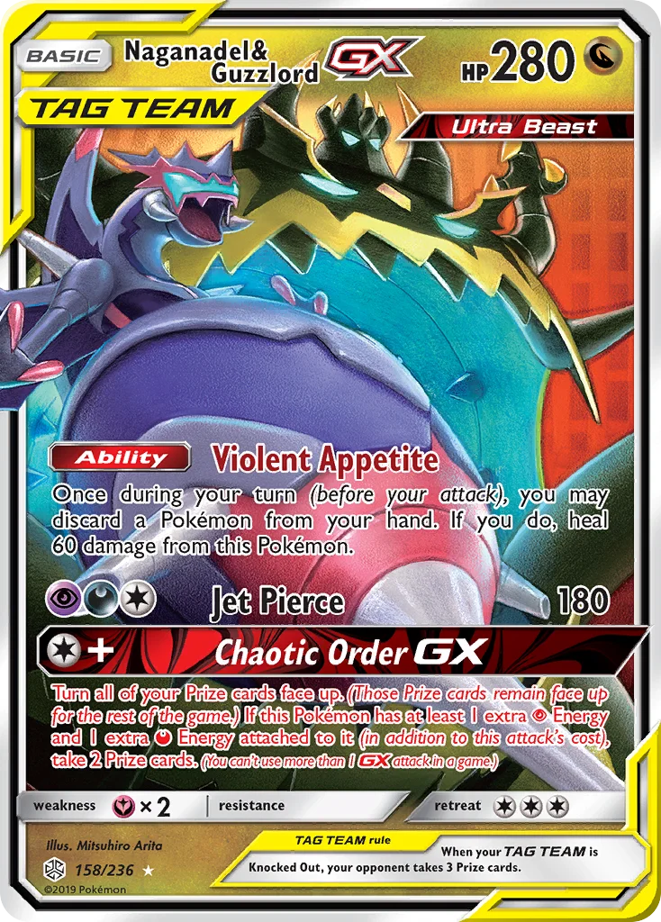 Naganadel e Guzzlord GX · Eclipse Cósmico