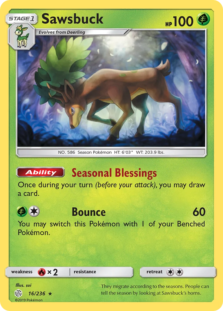 Sawsbuck · Eclipse Cósmico