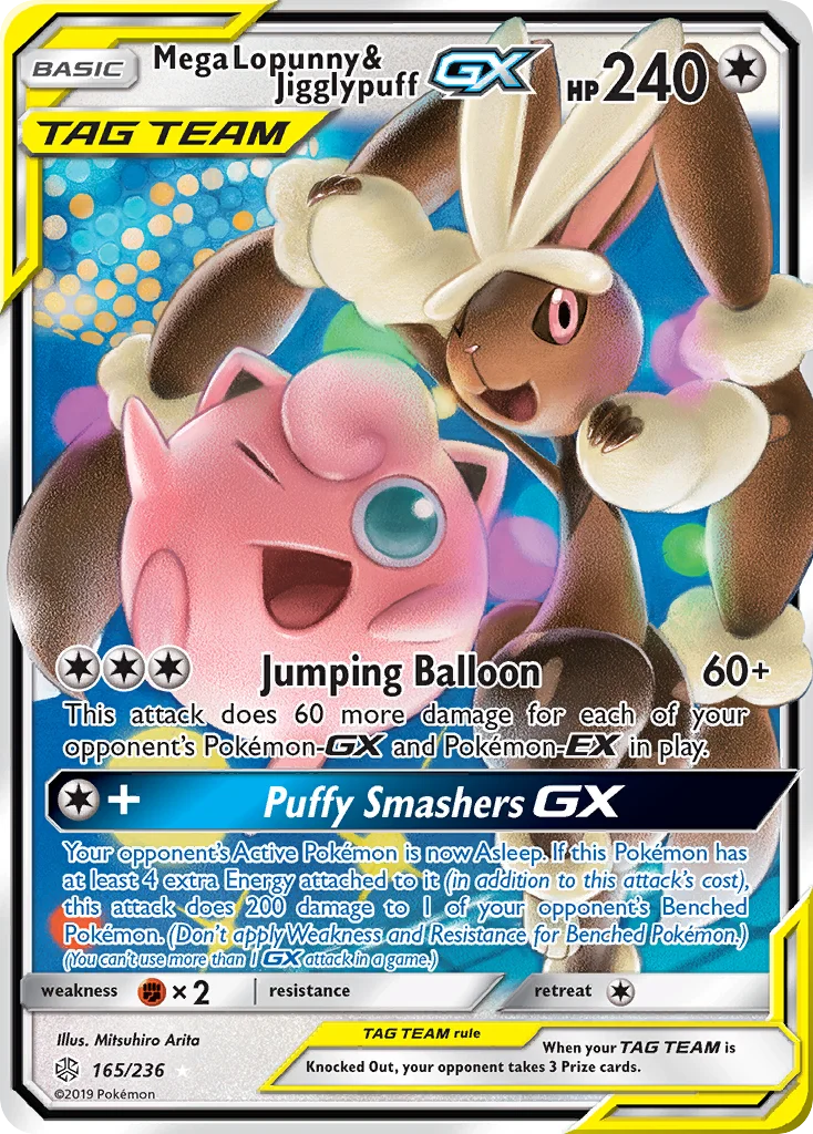 Mega Lopunny & Jigglypuff-GX · Cosmic Eclipse