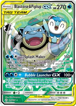 Blastoise e Piplup GX