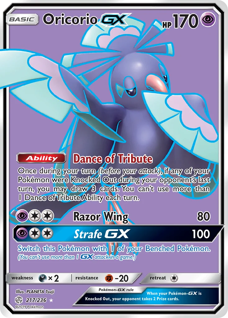 Oricorio GX · Eclipse Cósmico