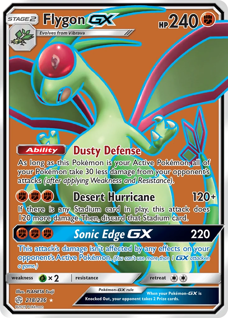 Flygon GX · Eclipse Cósmico