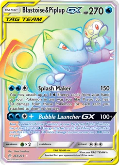 Blastoise e Piplup GX
