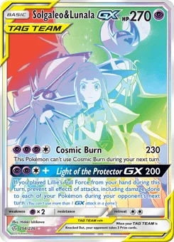 Solgaleo e Lunala GX
