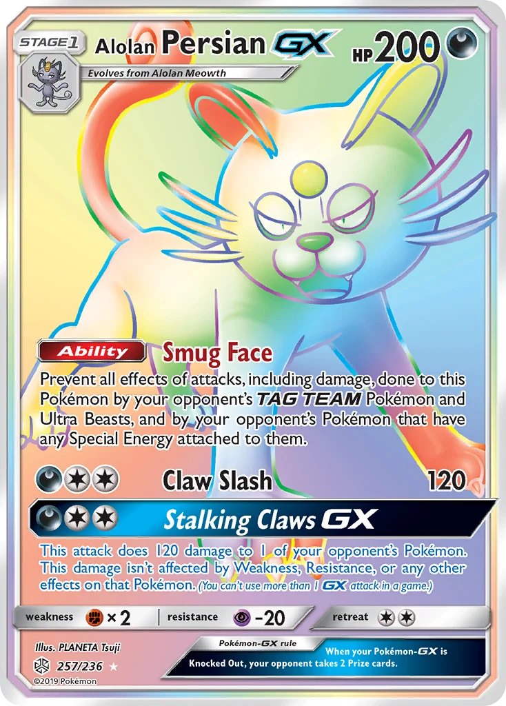 Persian de Alola GX · Eclipse Cósmico
