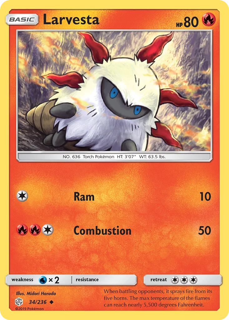 Larvesta · Eclipse Cósmico