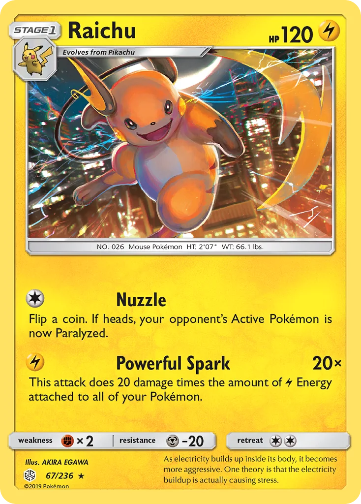 Raichu · Eclipse Cósmico