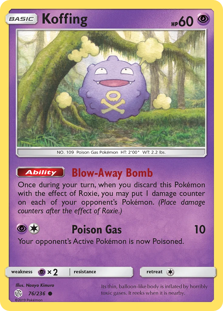 Koffing · Eclipse Cósmico