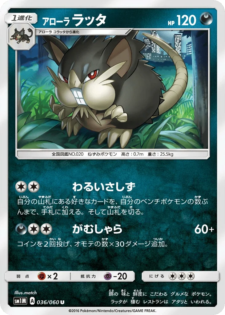 Alolan Raticate · Collection Moon