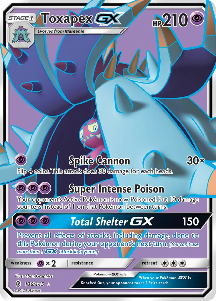 Toxapex-GX · Guardians Rising