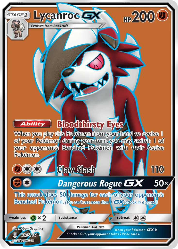 Lycanroc GX · Guardiões Ascendentes