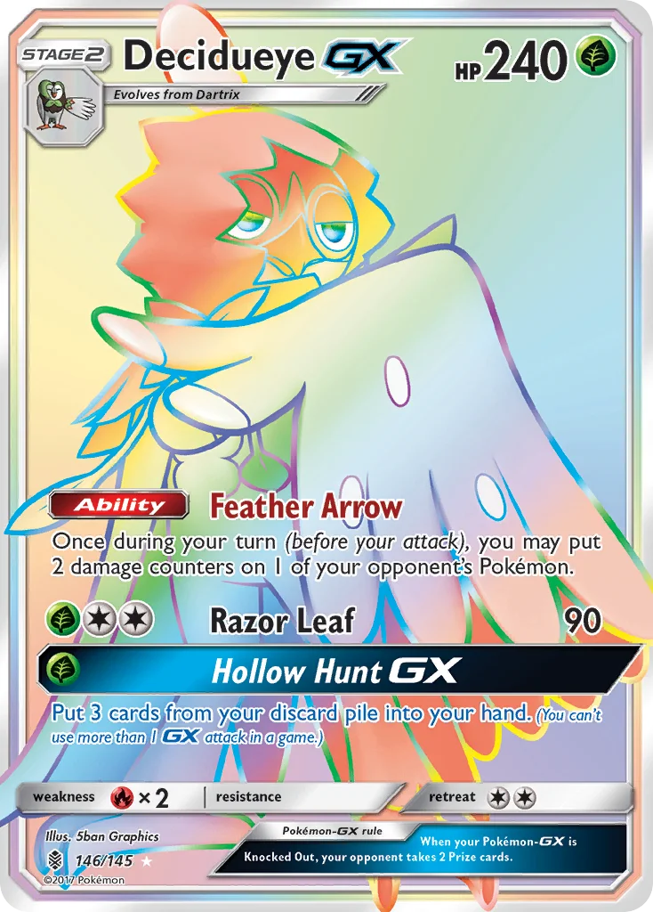 Decidueye GX · Guardiões Ascendentes