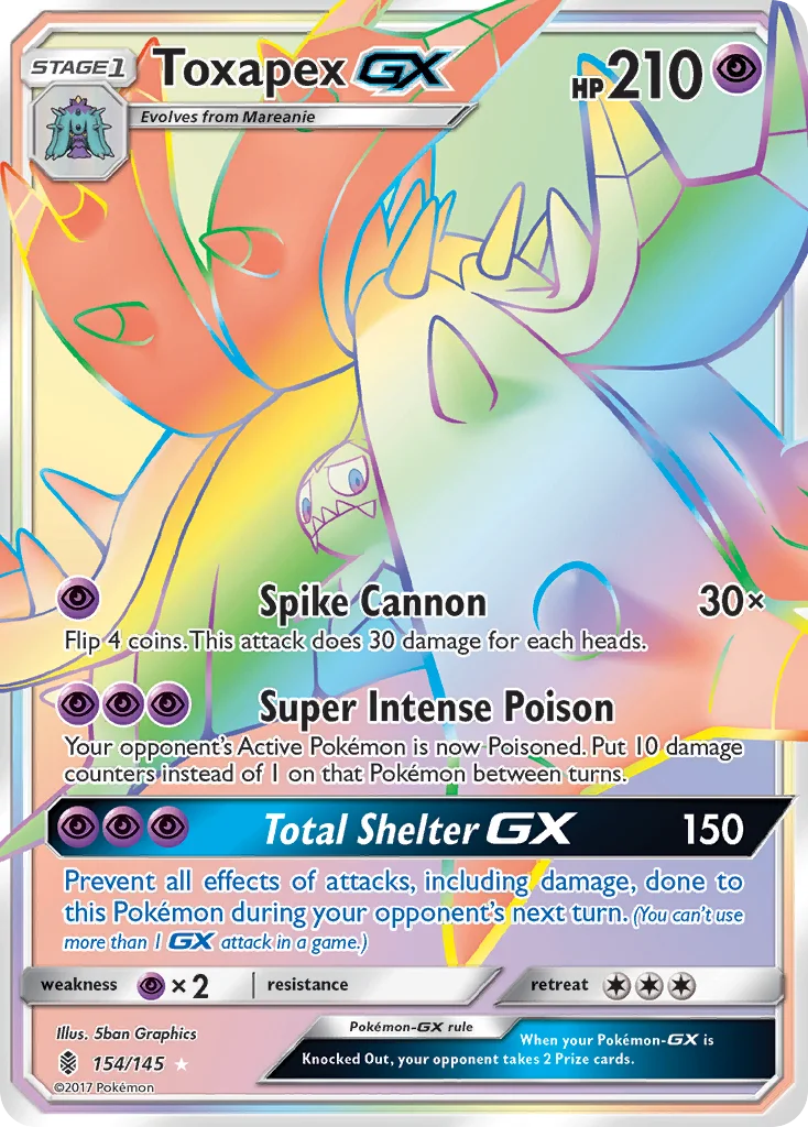 Toxapex-GX · Guardians Rising
