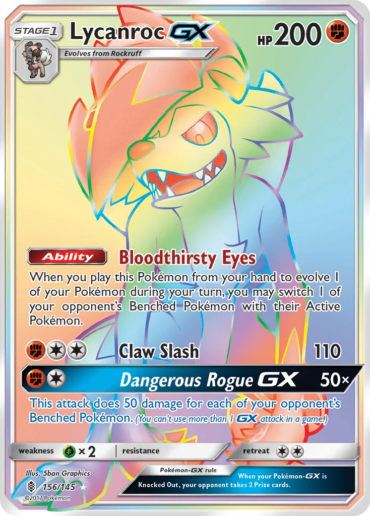 Lycanroc-GX · Guardians Rising