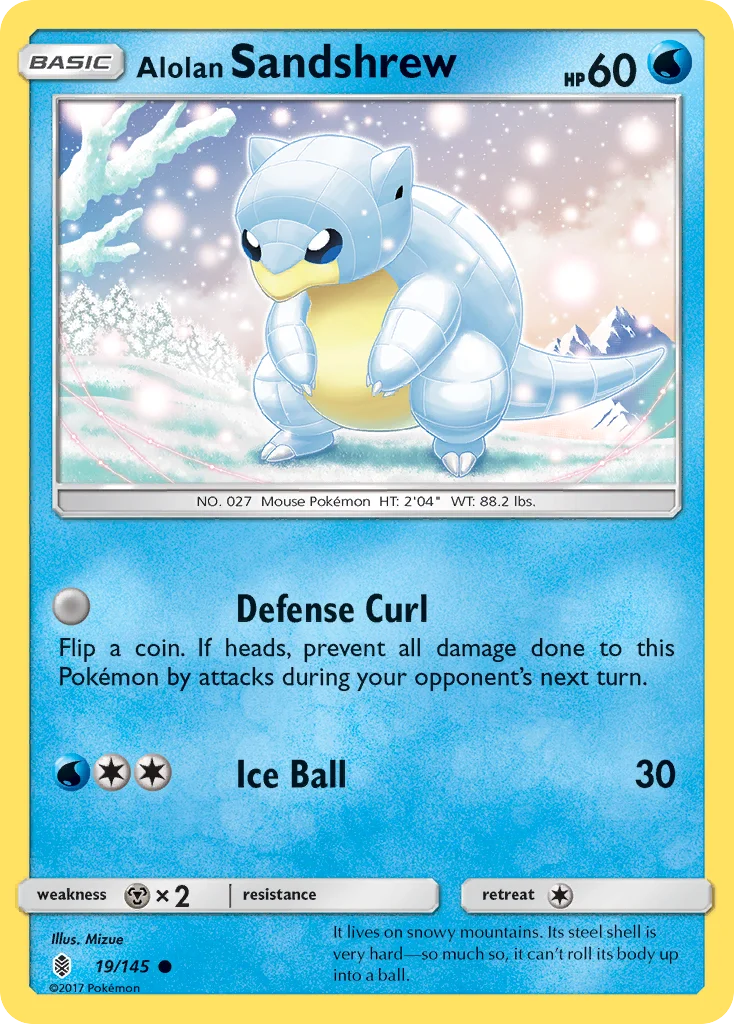 Sandshrew de Alola · Guardiões Ascendentes