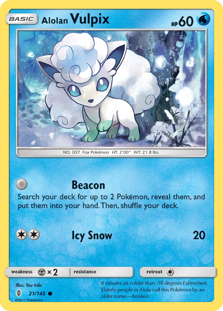 Vulpix de Alola · Guardiões Ascendentes