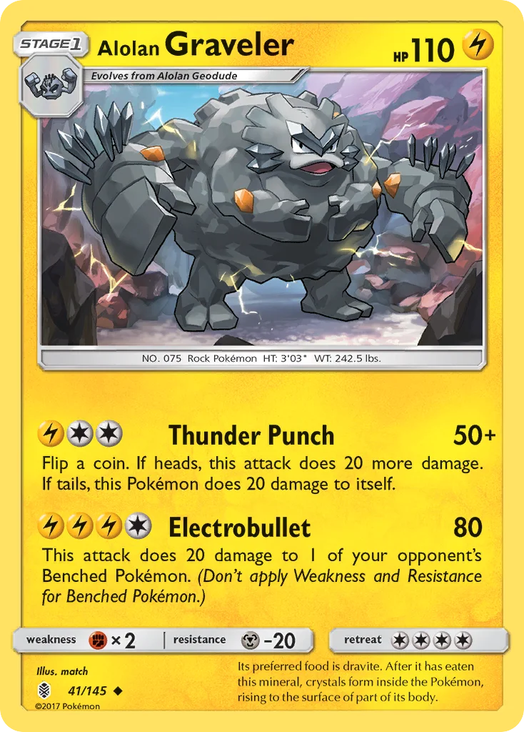 Graveler de Alola · Guardiões Ascendentes