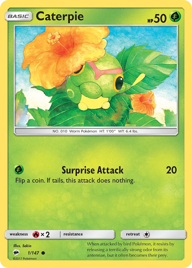 Caterpie · Burning Shadows