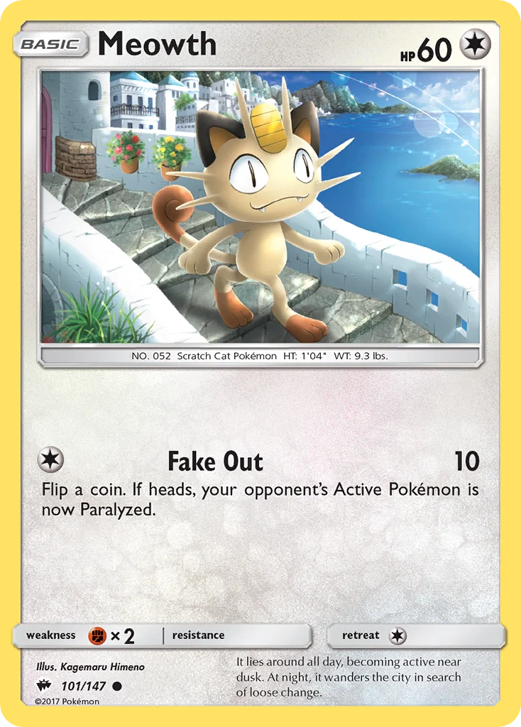 Meowth · Burning Shadows